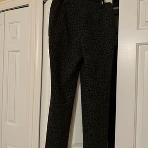 Chico’s Stretch Slim Leopard Print Pants